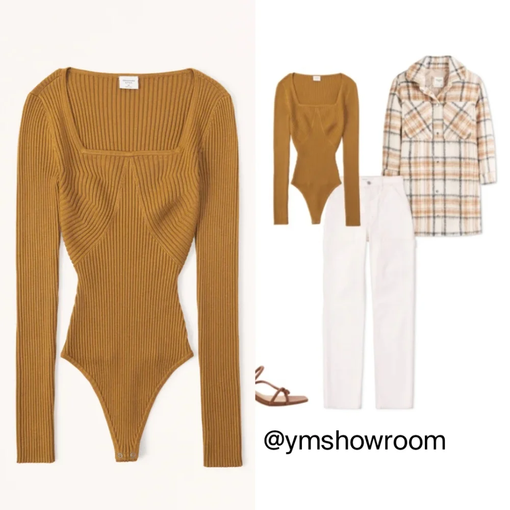 A&F Ribbed bodysuit - Picture 1 of 3